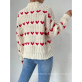 Pullovers des Stand Collar Pullovers Long Sleeve Women Pullover